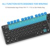 B.FRIENDIT Rechargeable Wireless Keyboard for Mac and Windows, Ultra Slim