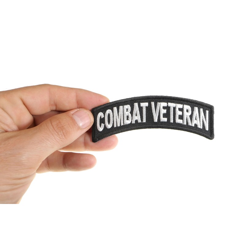 Combat Veteran Patch, Military Vet Patches (P3365)