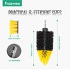 Prozwee 2PACK Tile Corner Drill Brush,Upgraded Powerful Scrubber Brush Made