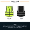 Yurixbox Reflective Vest, Fluorescent Vest, Safety Vest, Jogging, Bicycle, Security,