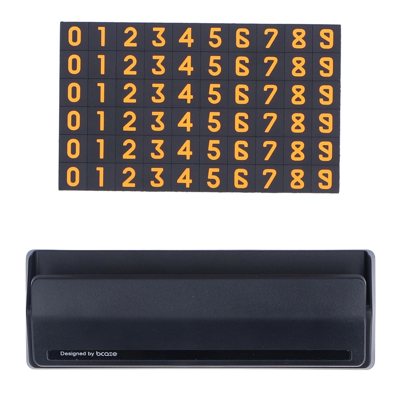 Car Temporary Parking Sign Stable Structure Environmentally Friendly Small Compact