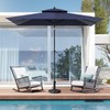 walnest 10 x 6.5 FT Double Top Patio Outdoor Umbrella,