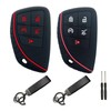 2 Pack Key Fob Cover for 2025 2024 Chevy Equinox