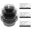 Shock-Resistant Plastic Colander for Kitchen Set of 6, 2 in