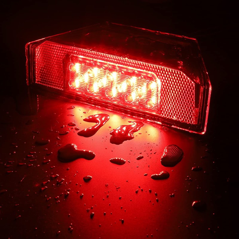 Partsam 2Pcs Rear UTV Tail Light Assembly, Compatible with Polaris