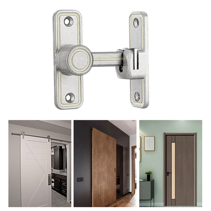 Sliding Door Bolt Luminous Prevent Theft Safe Stainless Steel 90