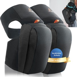 Professional knee pads garden, knee pads work on knees, knee protection gardening for household, construction site, floor layers, renovation, garden, tiling, laminate, durable double straps