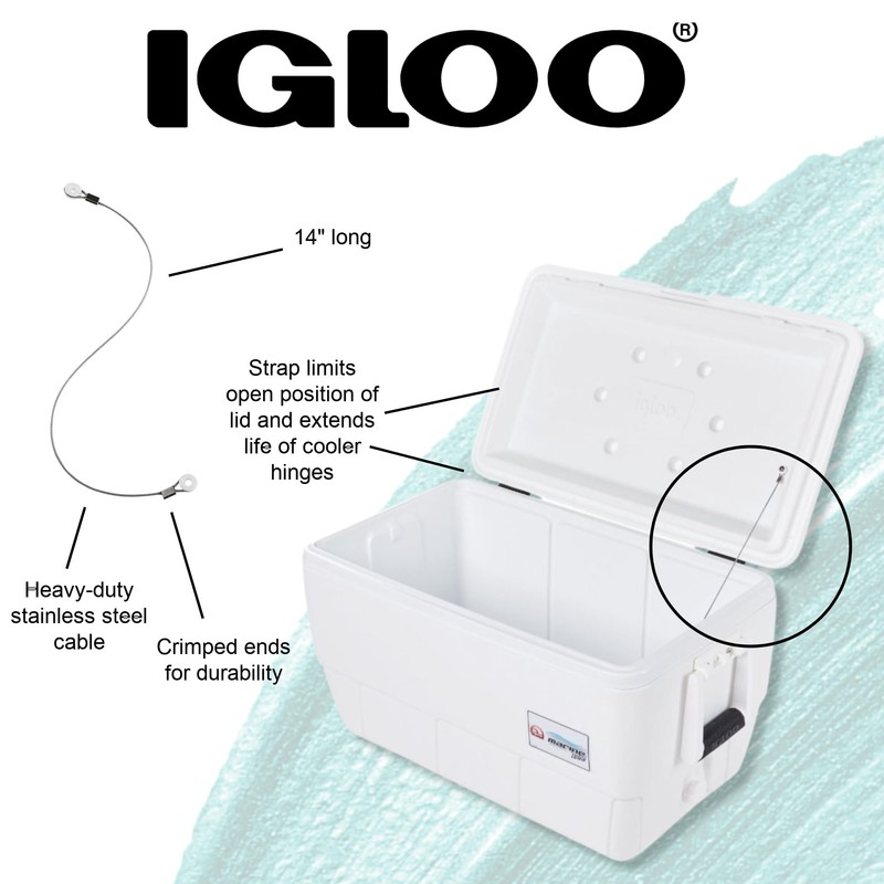 Igloo Cooler Cable Lid Strap, 14 Inch - Heavy Duty