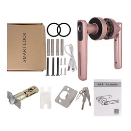Indoor Smart Biometric Fingerprint Aluminium Alloy Security Electronic Door LockRight Open