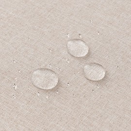 EMEMA Outdoor Waterproof Sofa Cushion Cover Waterproof Decorative Cushion Covers Decorative Cushion Cover Made of Polyester for Garden Sofa Living Room Bed Set of 2 40 x 40 cm Beige