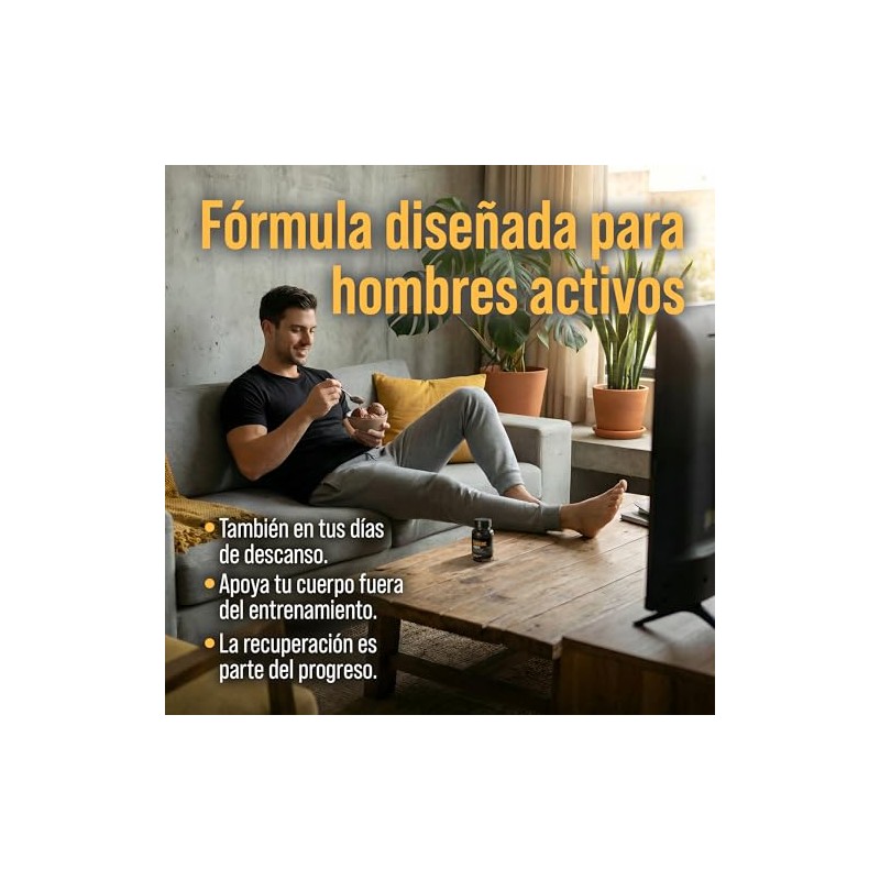 Suplemento Alimenticio Para Hombre Con Curcuma y Jengibre - Tawr