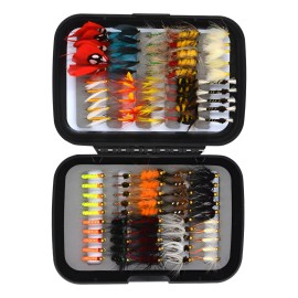 Combo De 100 Moscas Para Pesca Con Pescador