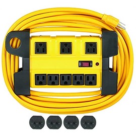 Surge Protector Outlet Strip,Yellow