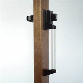 Internatonal Resources, Inc. Storm Door Hardware Surface Mount-Lucite Clear Tube- 1-1/2 Inch Thick Door