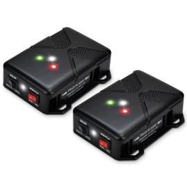 Ultrasonic Rodent Repellent for Car Engine - Battery Powered Under Hood Animal Repeller with Flashing Strobe Light, Keeps Rats and Mice Away from Vehicle, Automobile, Truck, Garage, Attic, Pack of 2