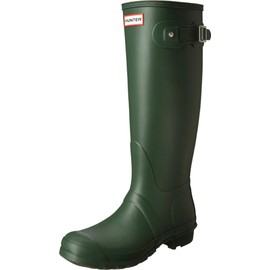 Hunter Women's Original Tall Rain Boot, Green, 7 M