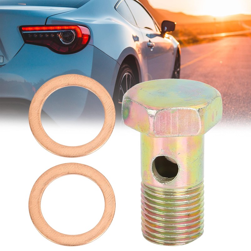 MACHSWON Car M16x1.5mm Metric Thread Banjo Bolts Fitting with 2pcs