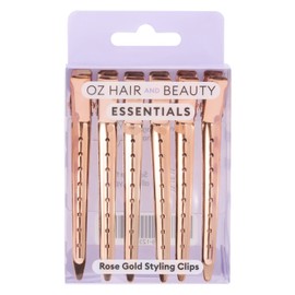 Oz Essentials Styling Clips - Rose Gold
