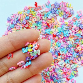 EHOPE 3000 PCS Polymer Slices Clay Slices DIY Nail Art Slices Supplies Making Kit Decoration Arts Crafts(Butterfly Slices)