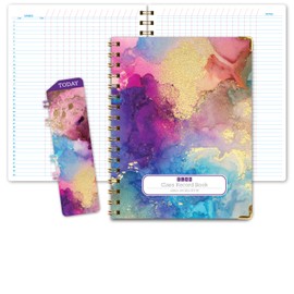 Elan Publishing Company Class Record Book Unstructured. Set it up to Record Grades Your Way! 40 Student Names (Rainbow Gold Marble)