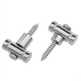 Lovelysp Guitar Roller String Retainer Electric Guitar Tree Guide String Retainer for Electric Guitar String Tree Replacement (Silver) 1 Set