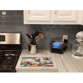 Caroline's Treasures DAC6290LCB Norfolk Terrier The Chef Glass Cutting Board Decorative Tempered Glass Kitchen Cutting and Serving Board Large Size Chopping Board