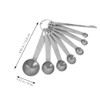 Kichvoe 8piezas Kit De Cucharas Medidoras De Cucharilla Acero Inoxidable
