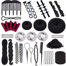 Hair Styling Set, Hair Design Styling Tools, DIY Hair Accessories Hair Modelling Tool Kit Magic Fast Spiral Hair Braid Braiding Tool for Women and Girls
