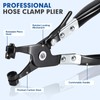 Hose Clamp Pliers with Ratchet Locking