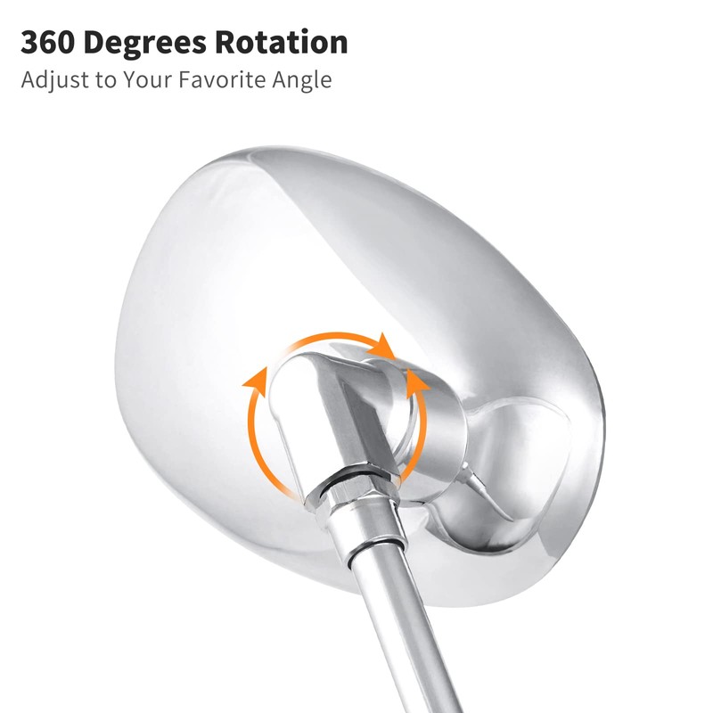 Universal 10mm Chrome Motorcycle Rear View Side Mirrors Handle Bar