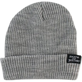 Thrasher Magazine Skategoat/Skate and Destroy Grey Beanie Hat