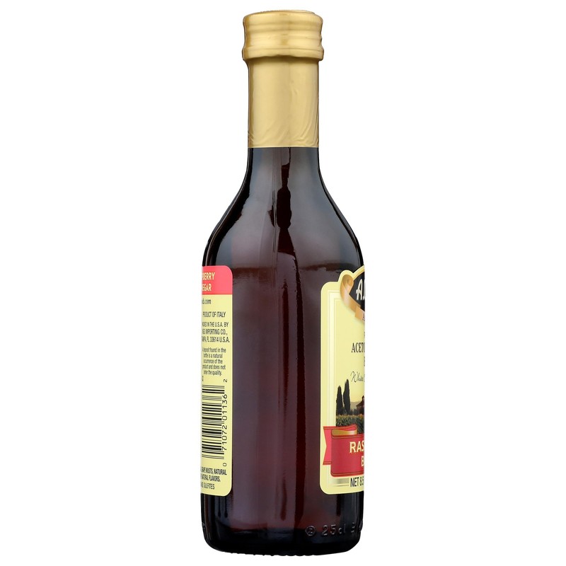 Alessi Foods White Balsamic Raspberry Blush Vinegar, 8.5 oz, Grocery