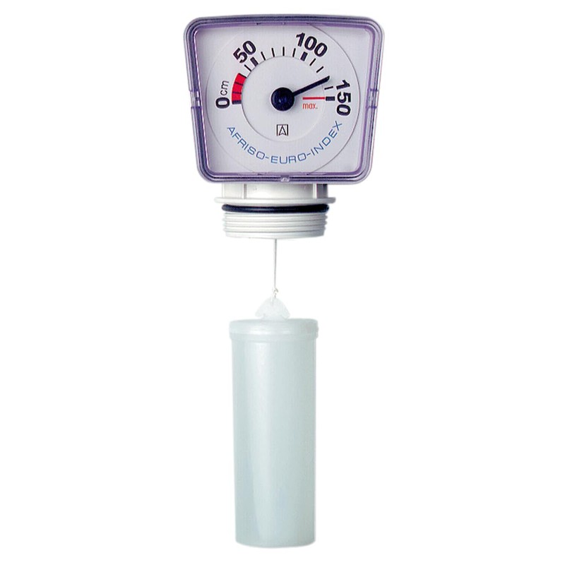 Adjustable Float Gauge for Oil/Fuel/Heating/Water - 1.1/2" With Backnut, Reversible