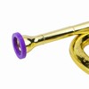 Gold Kid Trumpet Toy with 4 Colored Keys Interesting Educational