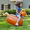Hearthsong Hop N Go Inflatable Riding Bouncy Horse Hopping Toys