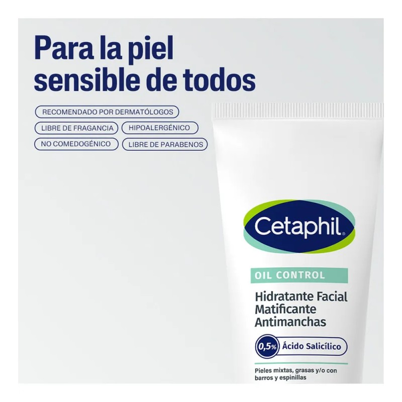 Cetaphil Oil Control Hidratante Facial Antimanchas 100ml Acneica Danoche