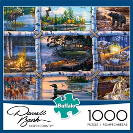 Buffalo Games - Darrell Bush - North Country - 1000 Piece Jigsaw Puzzle, Blue