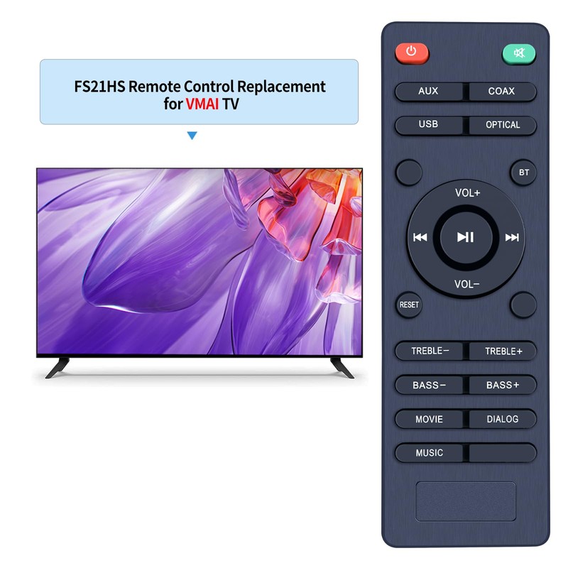 ZWP Replacement Remote Control for VMAI S4 FS21HS MSS-95 Sound