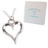 Tin Heart Necklace in 10th Wedding Anniversary Commemorative Gift Box