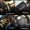 Fishing Reel Line Counter Reel 6+1 Ball Bearings Left/Right Ice