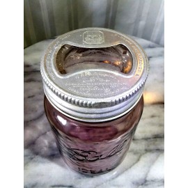 BALL PINK Pint Mason Jar ~ PRESTO GLASS CANNING LID  ~  Collector's Edition GIFT