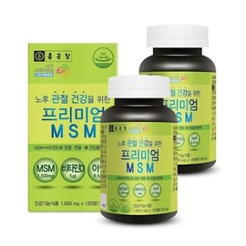 Chong Kun Dang Premium MSM Vitamin D Zinc 120 tablets, 2 bottles, 4 months supply 542670 / 종근당 프리미엄 엠에스엠 비타민D 아연 120정 2병4개월분 542670