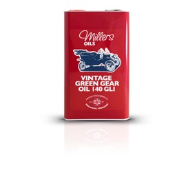 Vintage Green Gear Oil 140, GL1 Non-additive, 5 Liter (7925 GCT)