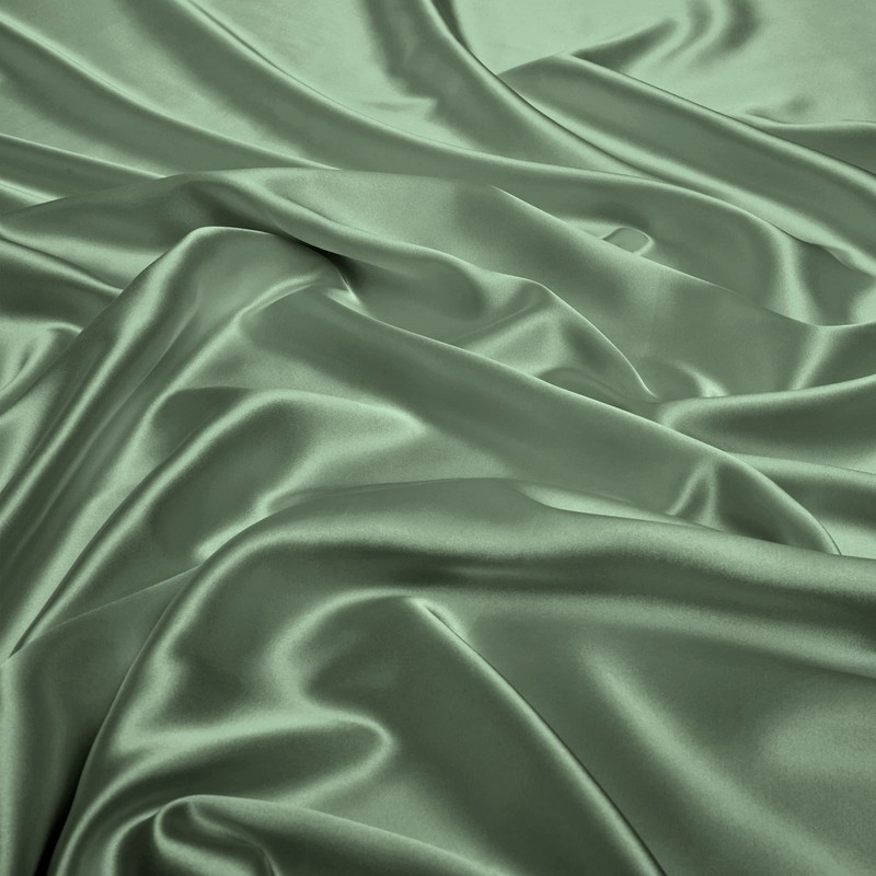 Entisn 5Pcs Silky Satin Sheets Set, Queen Size Satin Bed