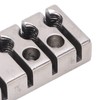 6 String Lock with Screws Metal Headless Guitar Bridge String