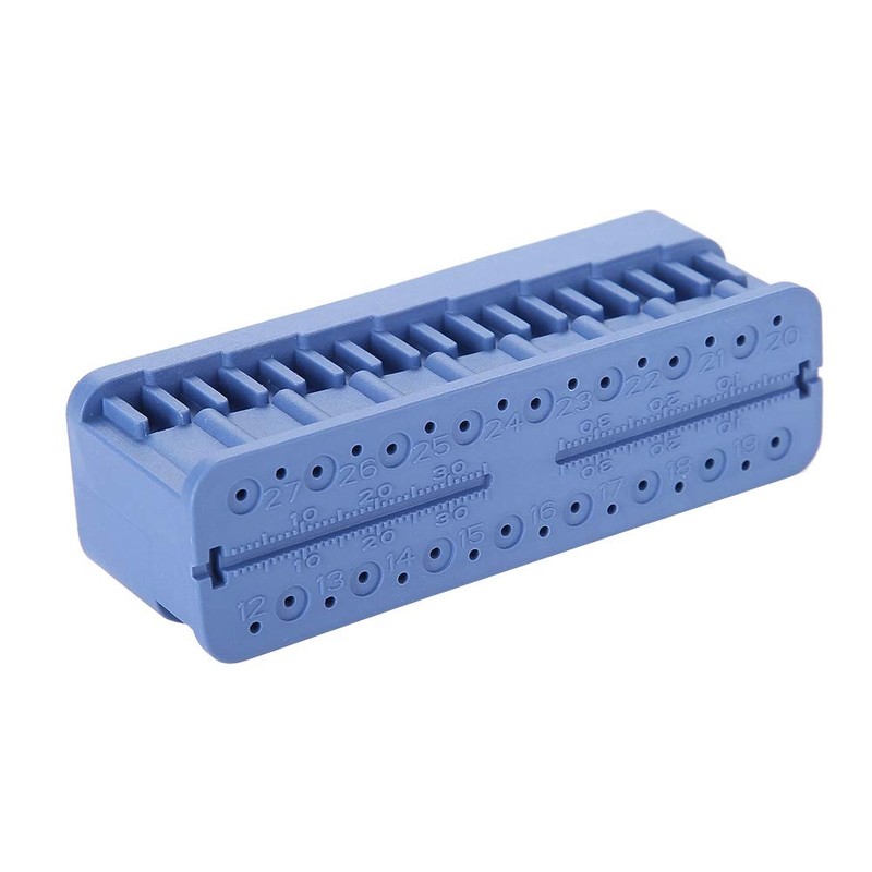 Root Canal Measuring Block, Dental Endo Block Files Measuring Tools,