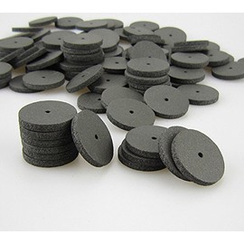100/pk Silicone Rubber Polishing Wheels Polishers for or Jewelry Rotary Tool