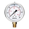 SENCTRL 60 Psi Glycerin Liquid Filled Low Pressure Gauge, 2.5"