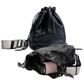 OneGo Cloud Camera Bag Small, Soft Camera Case Pouch Handbag compatible with Mirrorless Cameras/Nikon/Canon/Sony/Fuji/GoPro action cameras (black, Large)