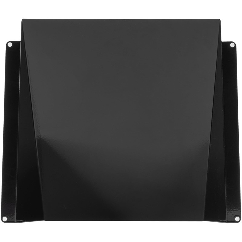 Repa Market 8 x 8 Inch Black Galvanized Steel Vent